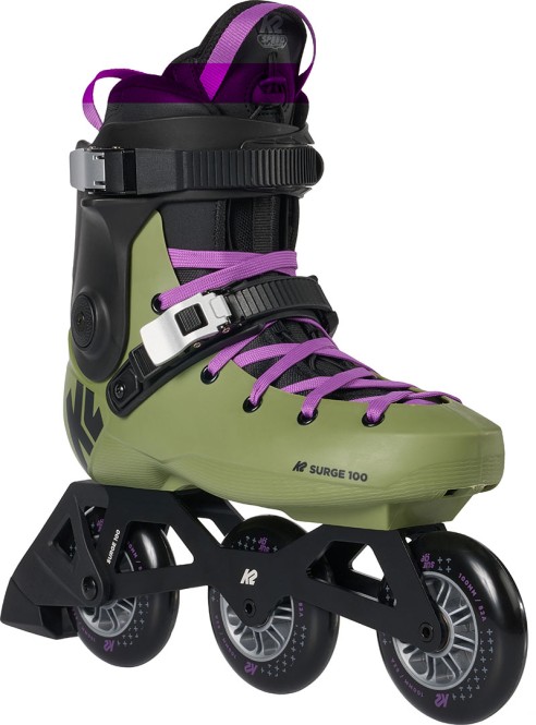 K2 SURGE 100 Inline Skate 2025 olive/purple - 44,5 kaufen