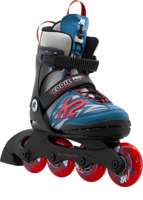 K2 EDDIE PRO Kinder Inline Skate 2026 grey blue - 32-37 kaufen