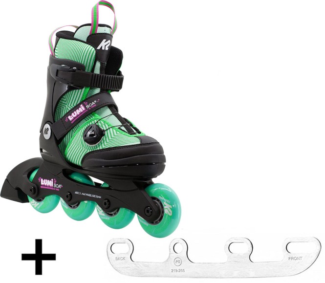 K2 LUMI BOA Kinder Inline Skate 2026 watermelon inkl. SABRES 4 Schlittschuh Eiskufen - 29-34 kaufen