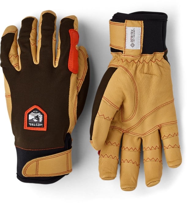 Hestra Herren Grün Ergo Grip Active Handschuh 2027 Dark Forest/Natural Brown - Größe 10