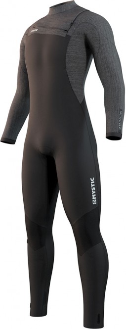 MYSTIC MAJESTIC 4/3 CHEST ZIP Full Suit 2021 black - XL