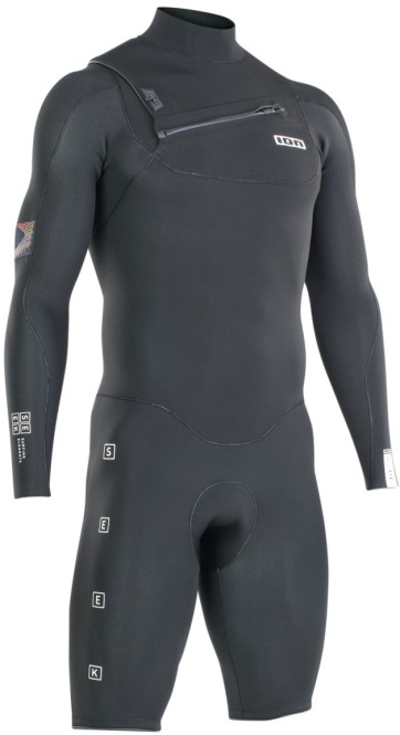 ION SEEK CORE 2/2 FRONT ZIP LS Shorty 2022 black - S