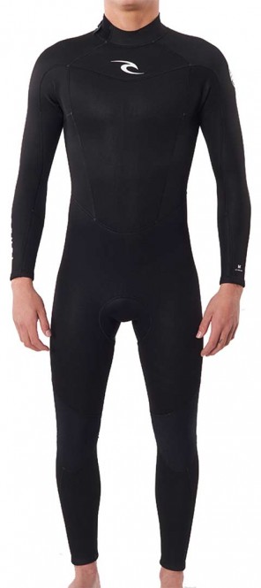 RIP CURL FREELITE 3/2 BACK ZIP Full Suit HW 2023 black - MS