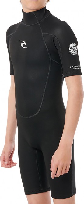 RIP CURL FREELITE JR 1.5MM BACK ZIP Shorty 2022 black - 14