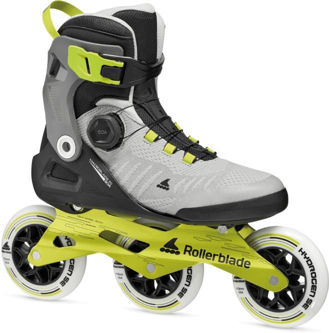 ROLLERBLADE MACROBLADE 110 BOA Inline Skate 2026 black/grey/lime - 42/42,5