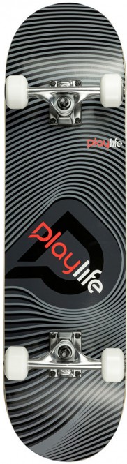 PLAYLIFE ILLUSION Skateboard 2021 grey - 8.0x31 kaufen