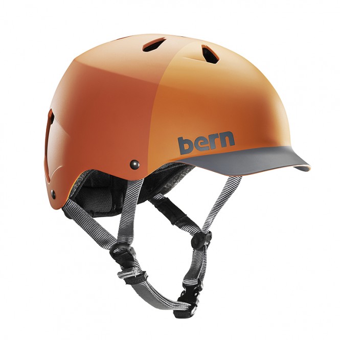 BERN WATTS H2O Helm 2019 orange hatstyle - S