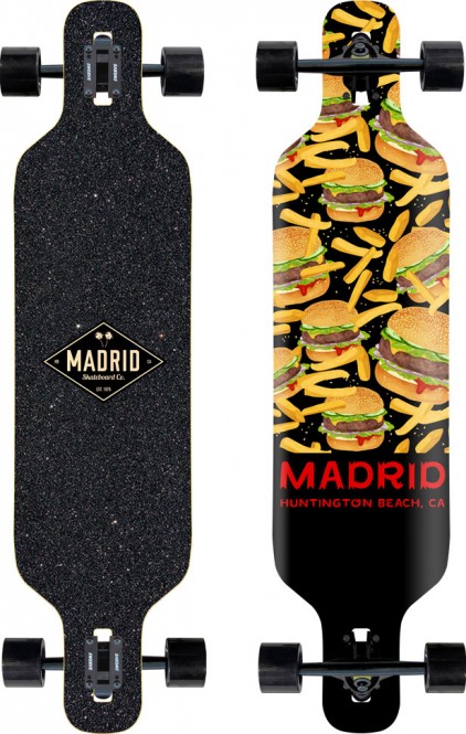 MADRID SKATEBOARDS TRANCE BURGER 40 Longboard 2021 kaufen