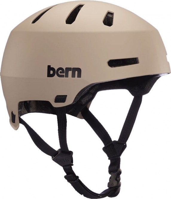BERN MACON 2.0 SKATE Helm 2021 matte sand - L