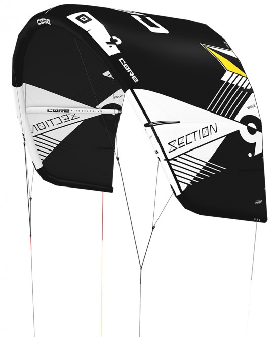 CORE SECTION WAVE Kite black/black - 4.0