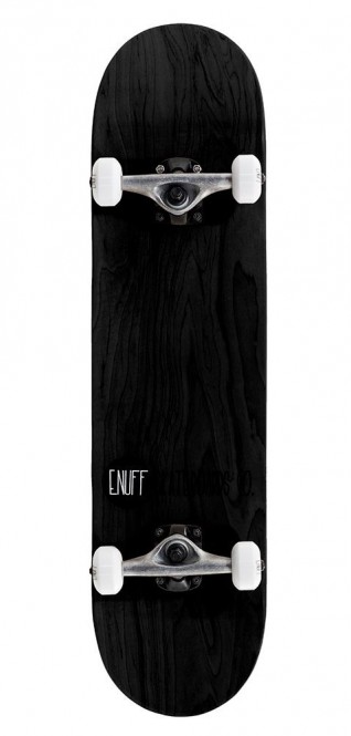ENUFF LOGO STAIN Skateboard 2026 black kaufen