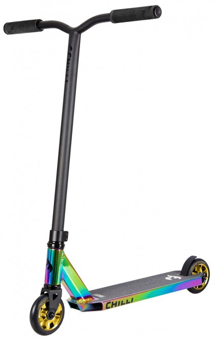 CHILLI PRO SCOOTER ROCKY TEST Scooter 360 Limited Edition neochrome/gold kaufen