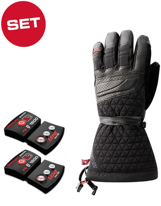 Chaussettes Chauffantes LENZ Heat 6.1 - Compression Et Laine Mérinos - Modèle 2024 Noir