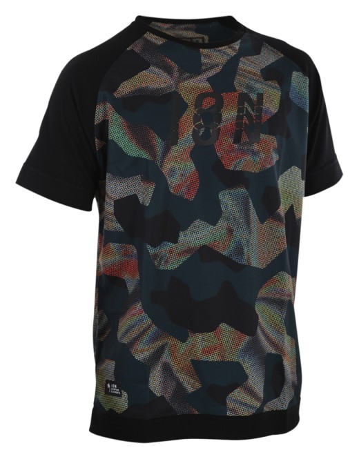 ION WETSHIRT SS Lycra 2022 grey camo - L