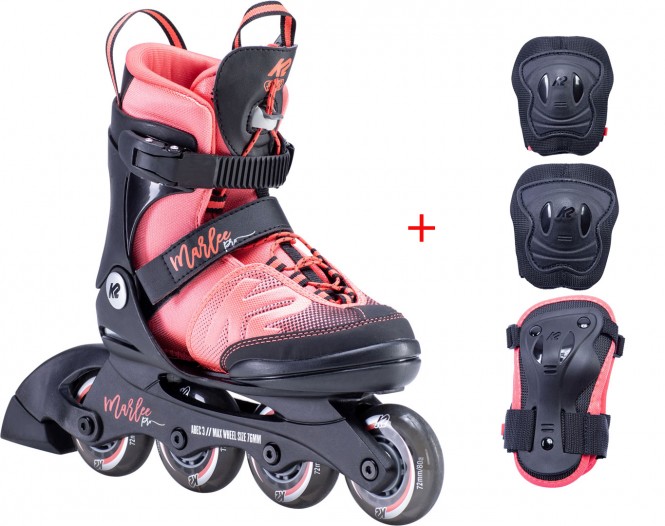 K2 MARLEE PRO Kinder Inline Skate 29-34 inkl. MARLEE PRO Schonerset - S kaufen