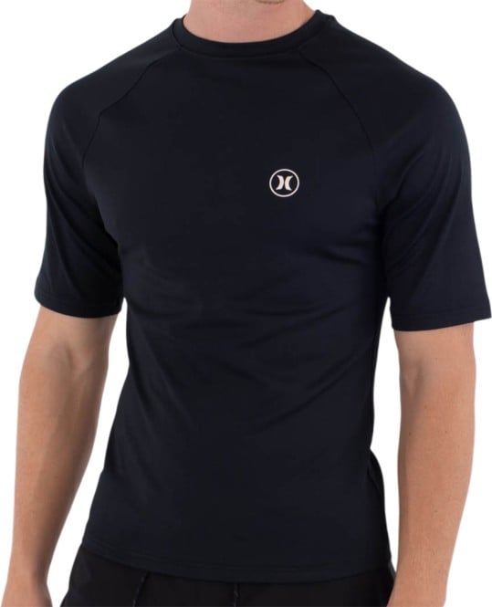 Hurley Herren Schwarz Icon Circle Ss Lycra 2026 - Xxl