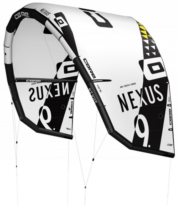 CORE NEXUS Test-Kite white/black - 5.0