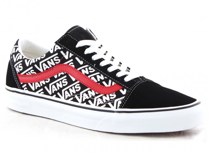 VANS OLD SKOOL Schuh black/white/red - 40,5