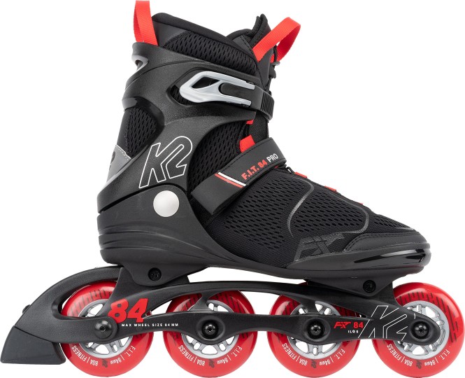 K2 F.I.T. 84 PRO Inline Skate 2025 black/red - 42,5 kaufen