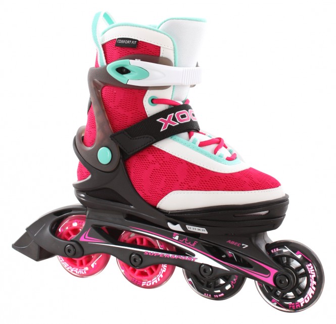 STUF XOOM 2 GIRL Inline Skate 2021 white/black/pink - 32-35 kaufen
