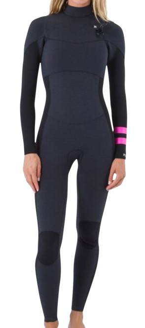 HURLEY WOMEN PLUS 4/3 CHEST ZIP Full Suit 2024 black/graphite - 10