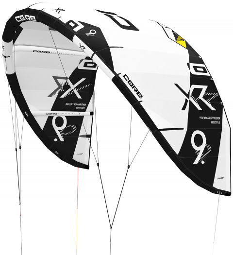 CORE XR5 Test-Kite white/black - 11.0