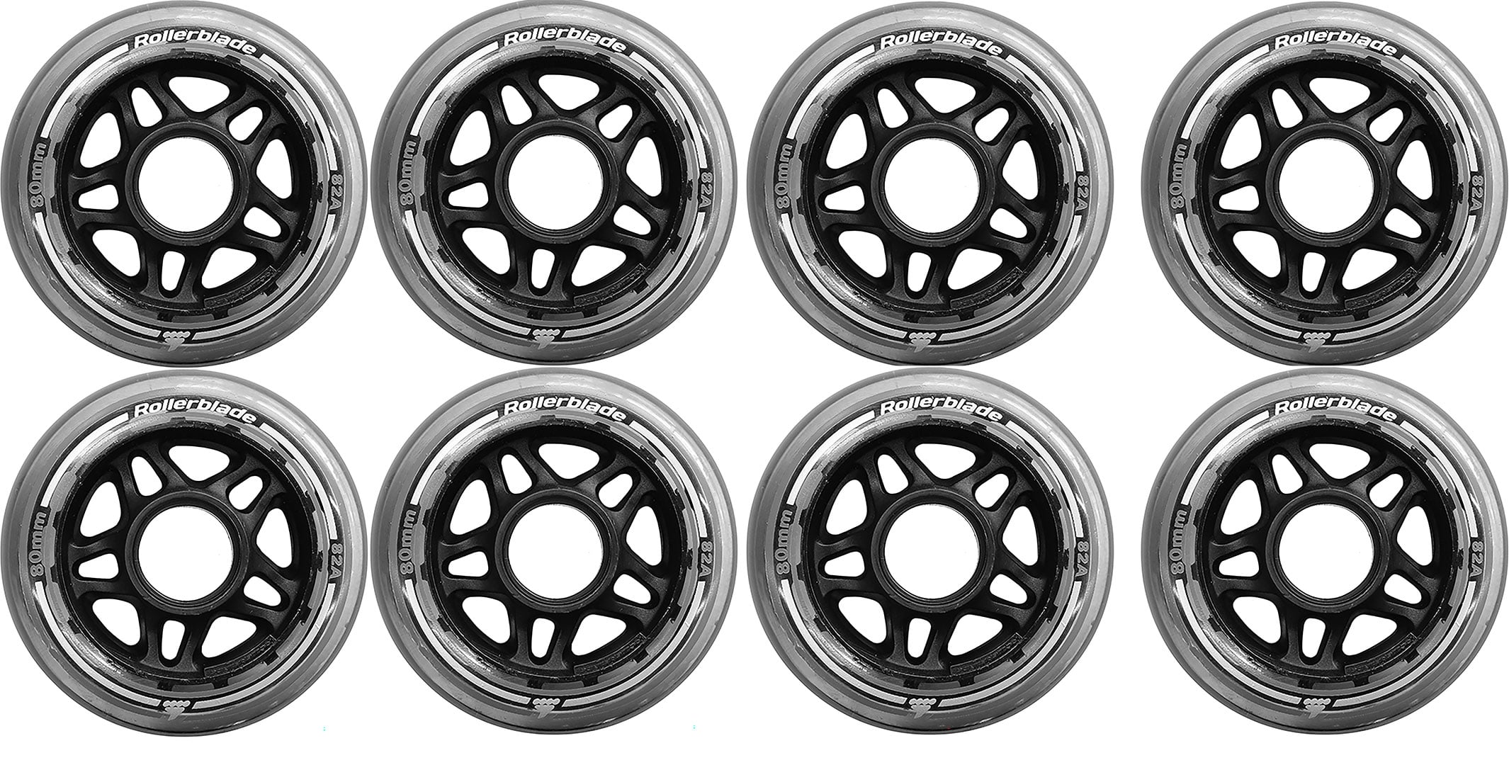 ROLLERBLADE 80mm/82A Rollen 8er Rollenset 2023