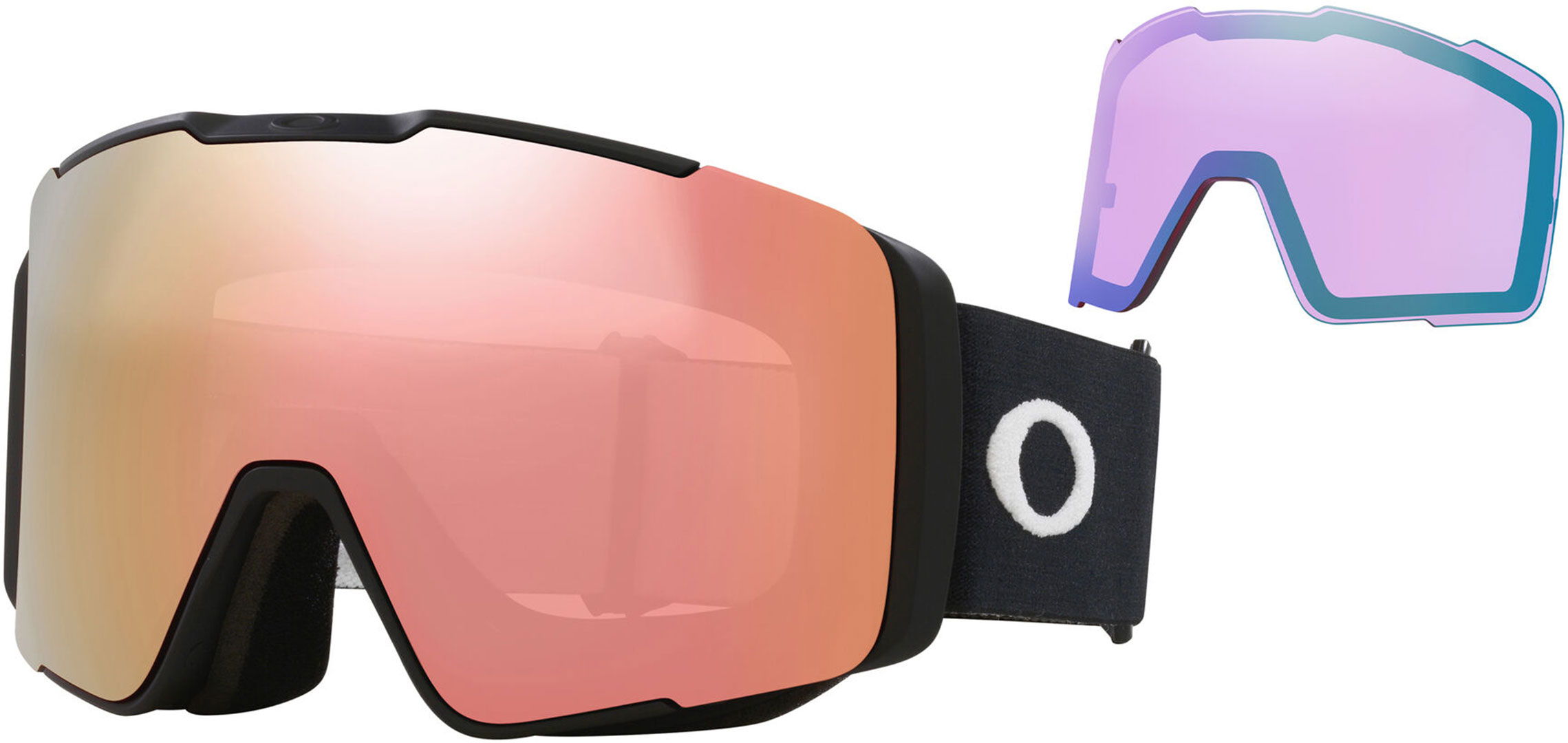OAKLEY LINE MINER PRO M Schneebrille 2026 matte black/prizm rose gold + prizm iced Image