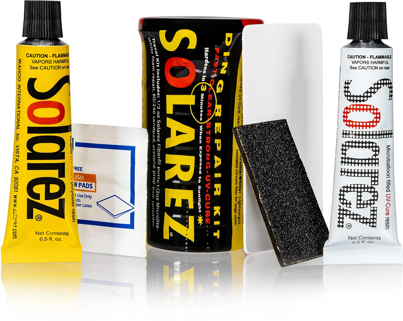 SOLAREZ POLYESTER REPAIR MINI TRAVEL KIT Image