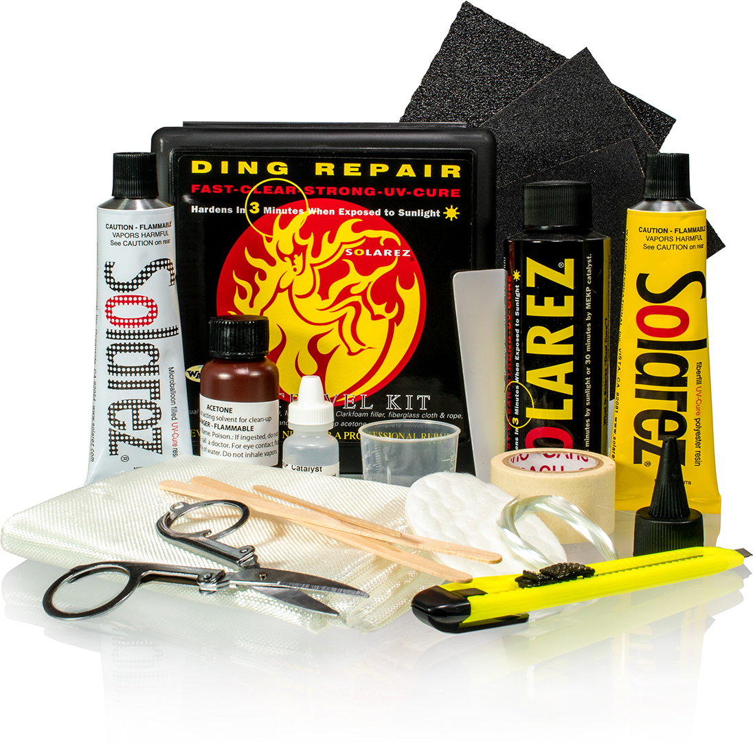 SOLAREZ POLYESTER REPAIR PRO TRAVEL KIT Image