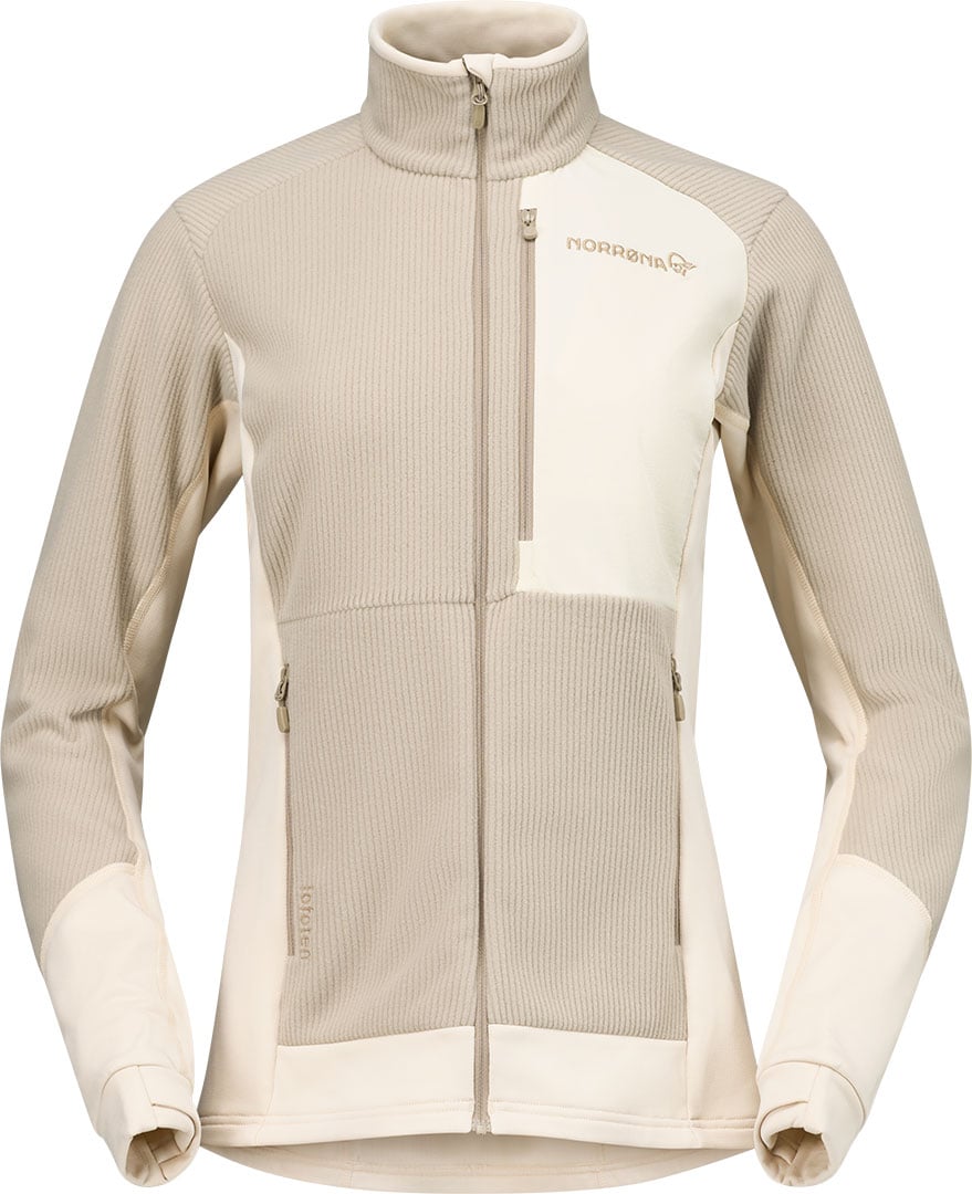 NORRONA LOFOTEN WARM2 WOMEN Zip Fleece 2026 oatmeal - M Image
