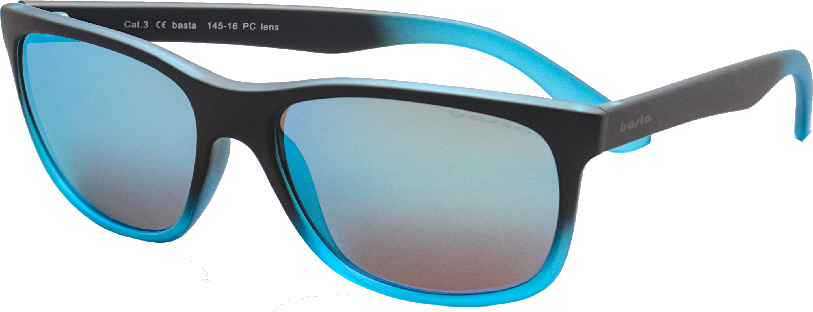 BASTA PLAIN Sonnenbrille black/blue gradient Image