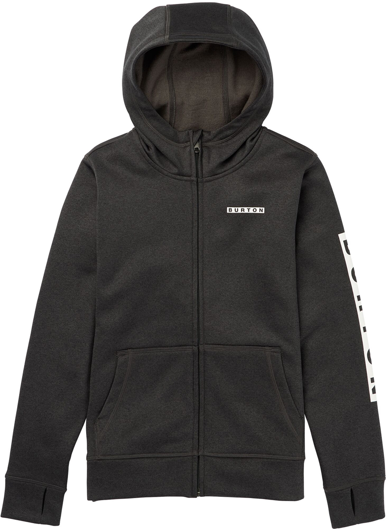 BURTON KIDS OAKZip Hoodie 2025 true black heather - M