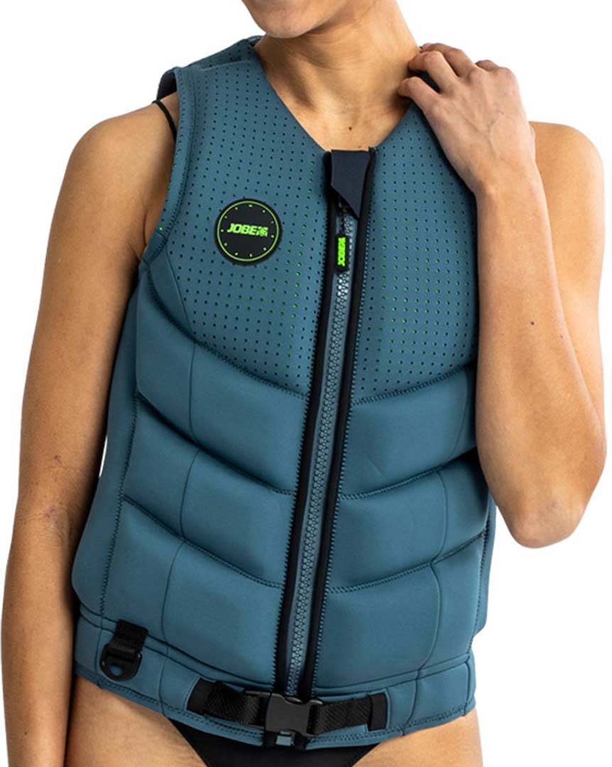 JOBE FRAGMENT WOMEN Weste 2025 denim blue - XS