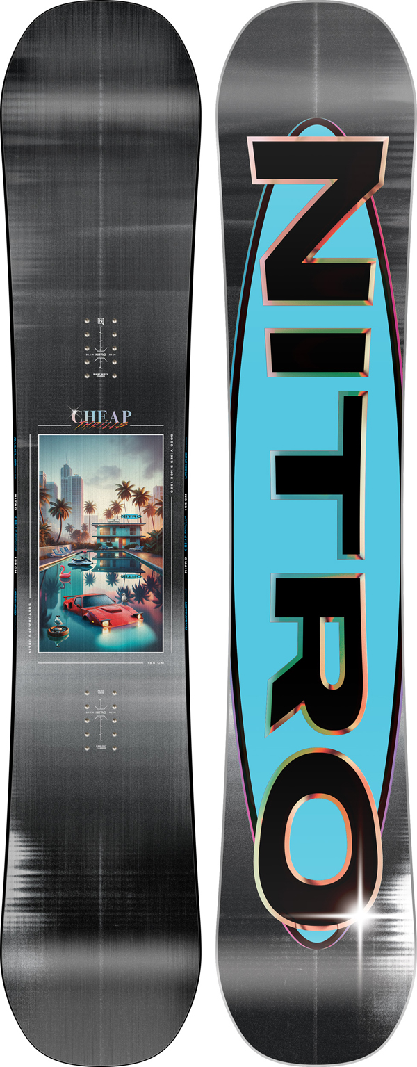 NITRO CHEAP THRILLS Snowboard 2026 - 155
