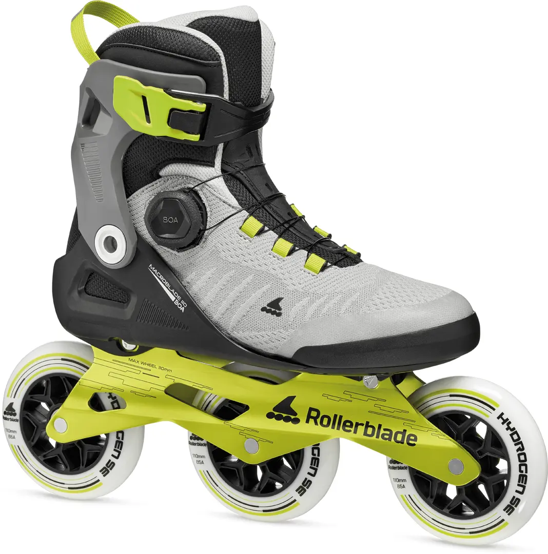 ROLLERBLADE MACROBLADE 110 BOA Inline Skate 2026 black/grey/lime - 44,5/45 Image