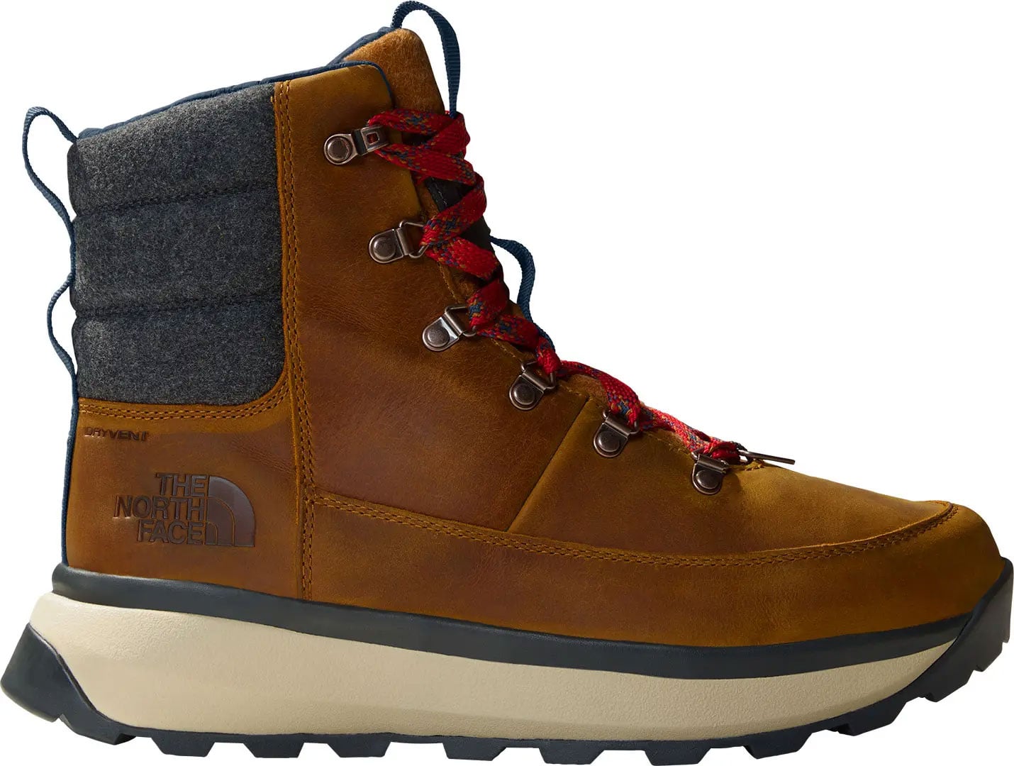 THE NORTH FACE BERGEN LEATHER WP Schuh 2027 timber tan/tnf red - 43 Image