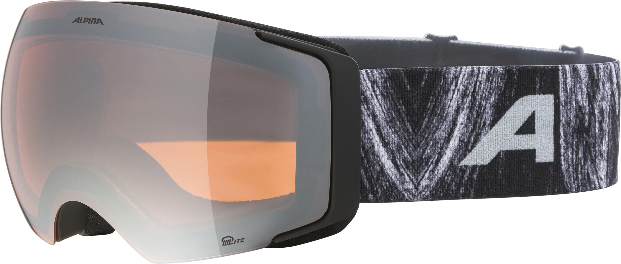 ALPINA FALERA MAG Q-LITE Schneebrille 2026 black/glacier matt/silver mirror Image
