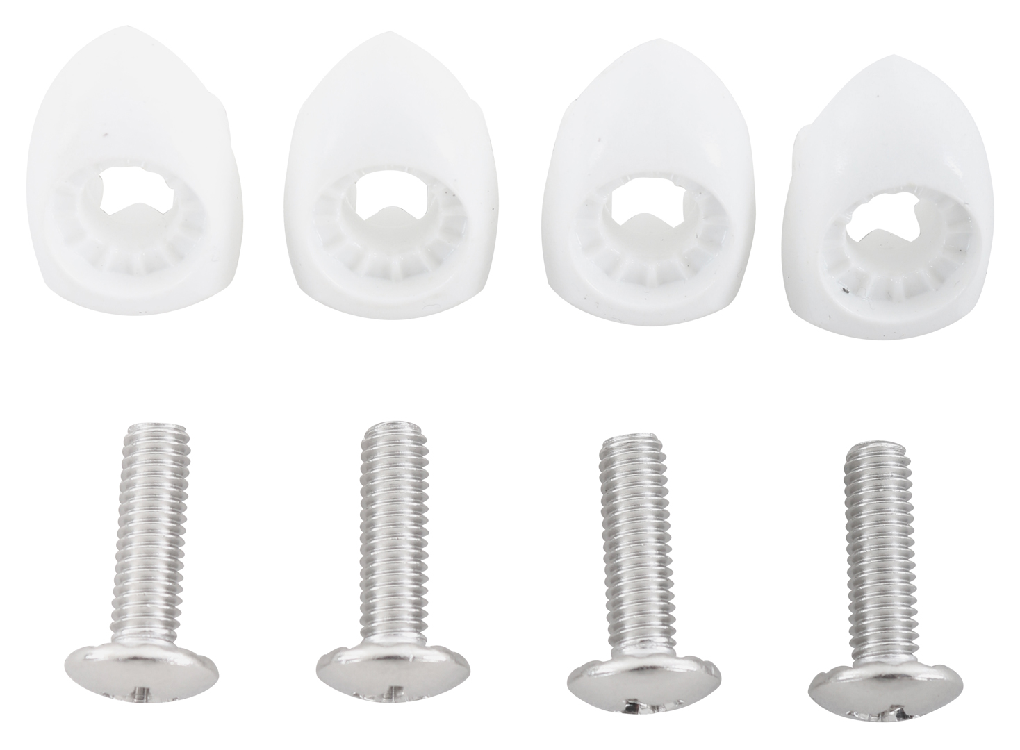 CORE UNION PRO M6 20mm Bindungsschrauben + Unterlegscheiben 4er Set white Image