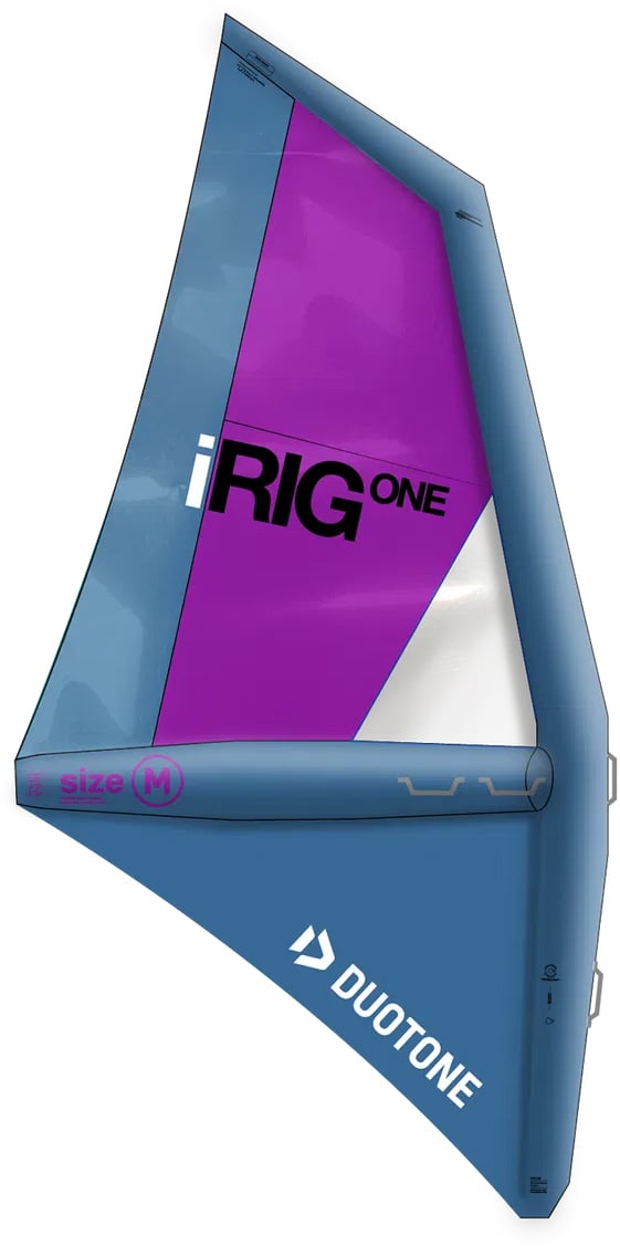 DUOTONE IRIG.ONE Surfsegel 2026 steel-blue/berry - M