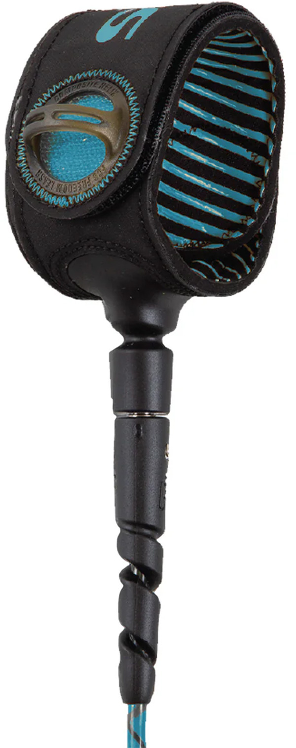 FCS 6 FREEDOM HELIX COMP Leash 2025 tranquil blue/black Image