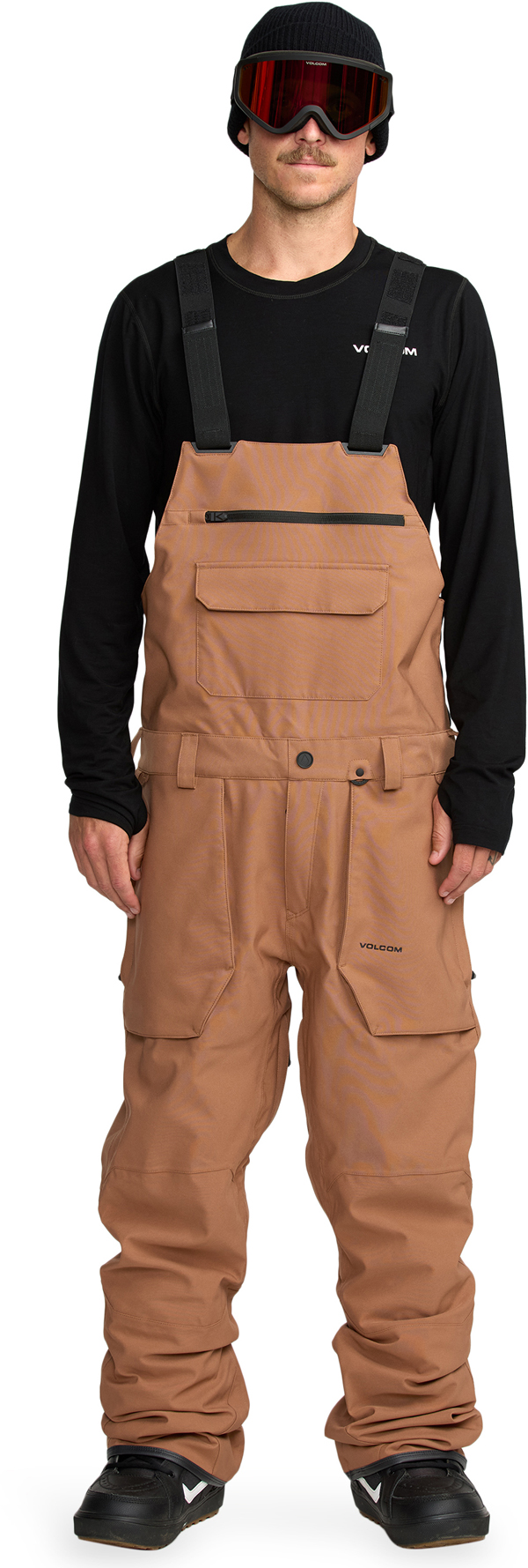 VOLCOM ROAN BIB Hose 2026 terra brown - M