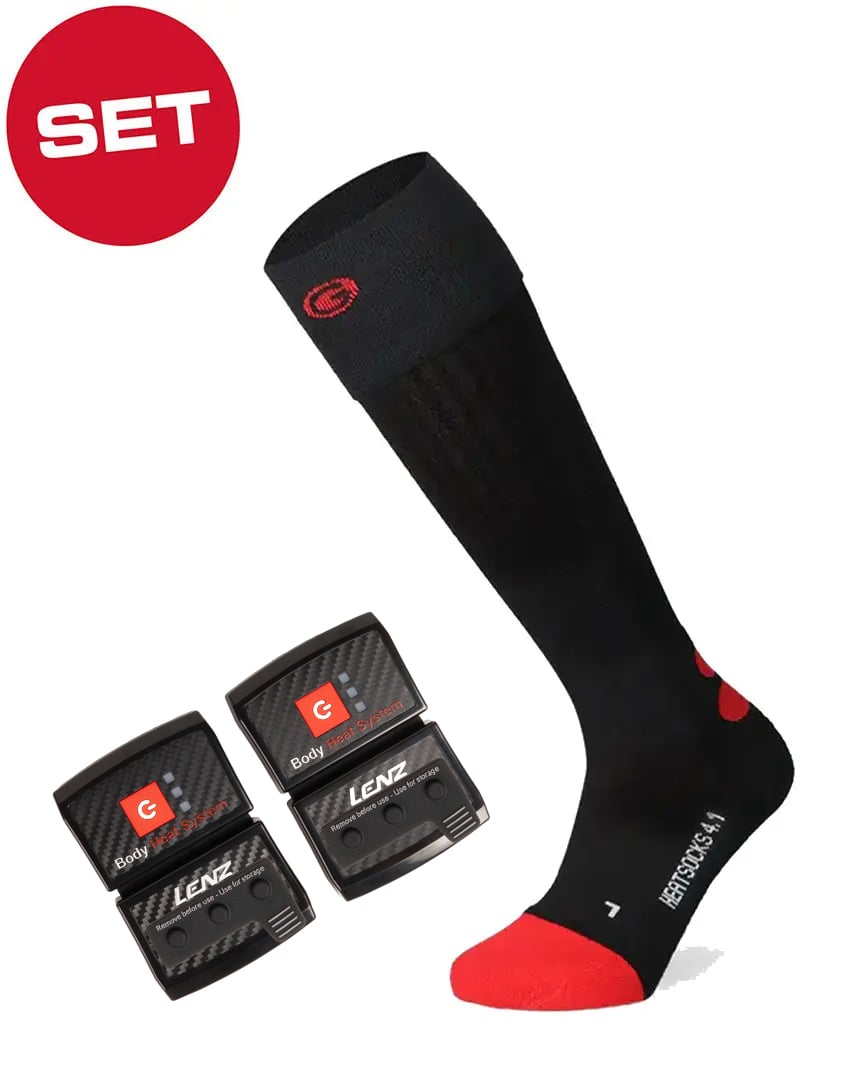 LENZ HEAT 4.1 Socken 2026 inkl. LITHIUM RCB 2000 Pack - 39-41 Image