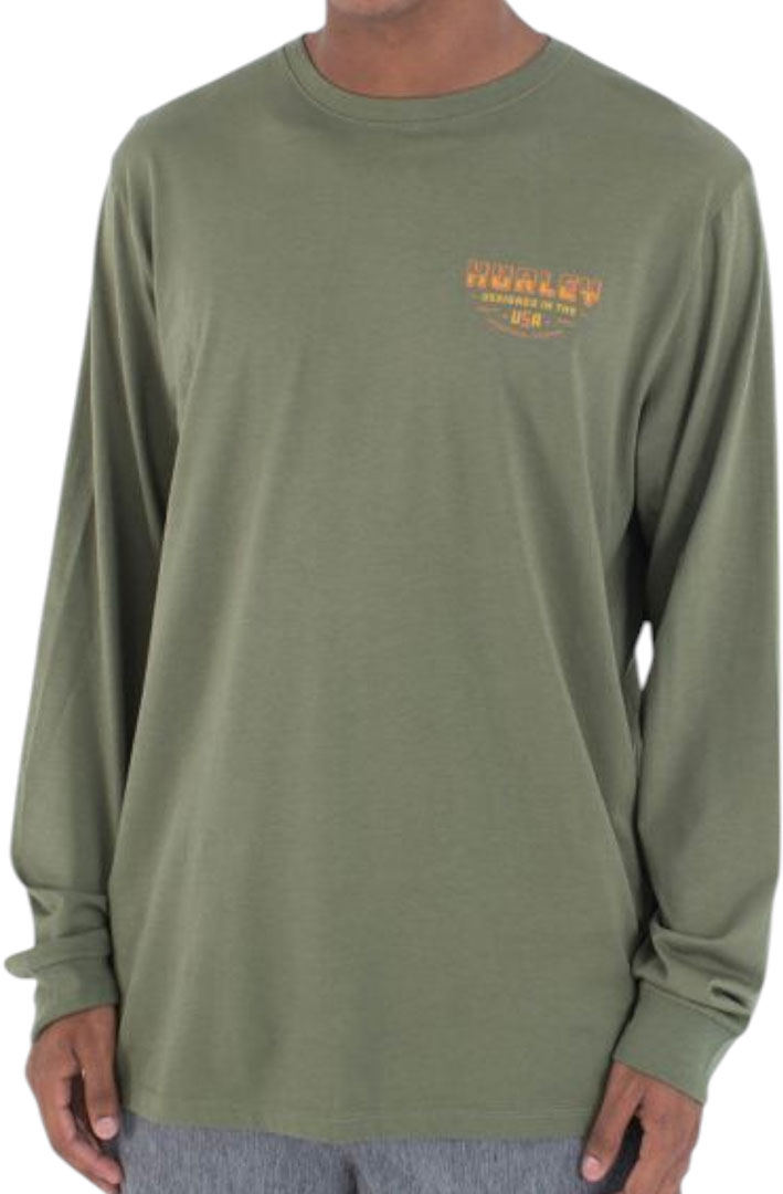 HURLEY CUSTOMS Longsleeve 2025 malverde - M