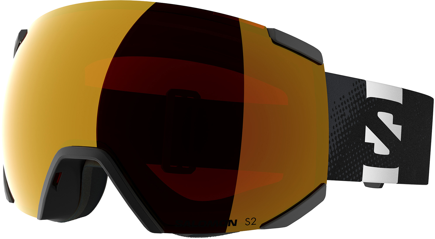 SALOMON RADIUM Schneebrille 2026 black/mid red Image
