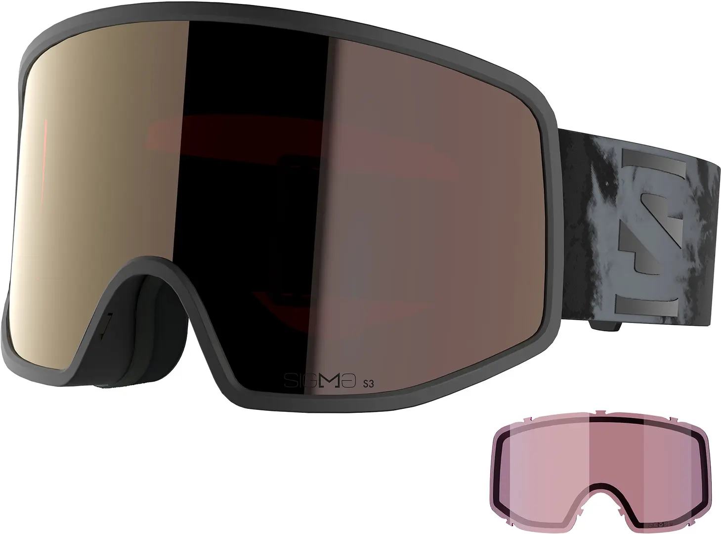 SALOMON SENTRY PRO SIGMA Schneebrille 2026 black/sigma gun metal Image