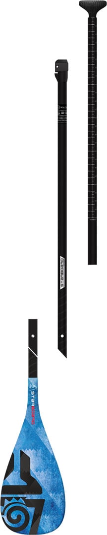 STARBOARD ENDURO TIKI TECH ROUND BLUE 3-Piece SUP Paddel 2023 - M Image