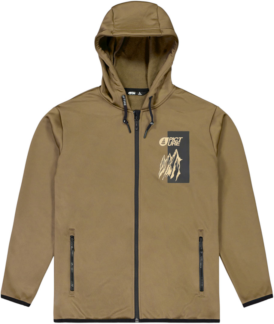 PICTURE PARK TECH Zip Hoodie 2026 shitake - M