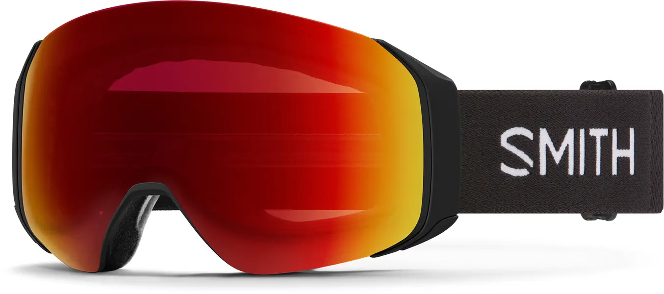 SMITH 4D MAG S Schneebrille 2025 black/chromapop sun red mirror Image