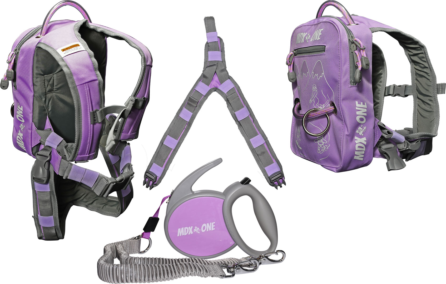 MDX ONE THE ONE SNOW KIDS Sicherheitsleine 2026 lavender Image